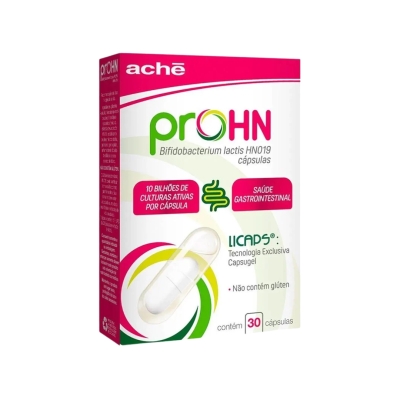 ProHN 50 mg – Probiótico – Caixa com 30 Cápsulas – Aché