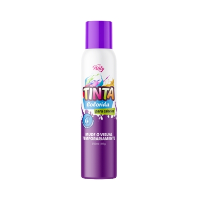 Tinta Spray Cabelo My Party Violeta Neon 150 ml 