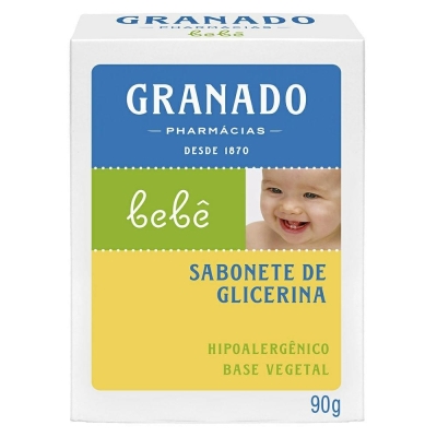 Sabonete Granado Bebê Camomila Barra Infantil 90 g