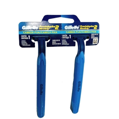 Aparelho de Barbear Masculino Descartável Gillette Ultra Grip 2