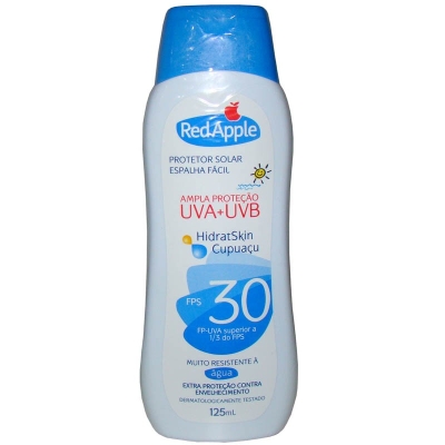 Protetor Solar Red Apple FPS 30 125 ml – Protetor Solar Corporal Red Apple FPS 30