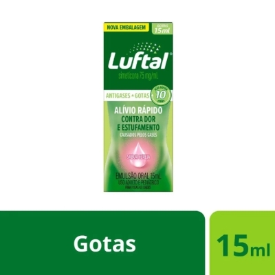 Luftal 75mg/ml Sabor Cereja Gotas 15ml