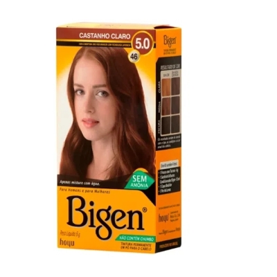 Tintura Bigen 5.0 Castanho Claro 6g