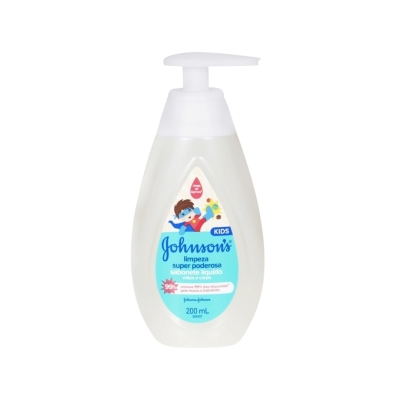 Johnson's Baby Sabonete Líquido Limpeza Super Poderosa 200ml