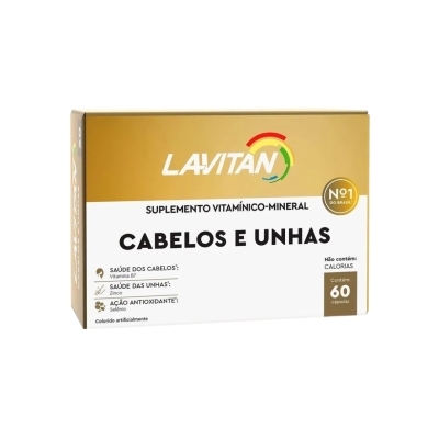 Lavitan cabelos e unhas 60cps