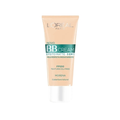 Bb cream efeito matte 5 em 1 fps50 morena 30ml, maybelline 