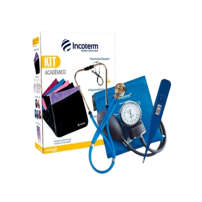 Kit Acadêmico Incoterm KA100 Azul – Conjunto Básico para Diagnósticos Clínicos