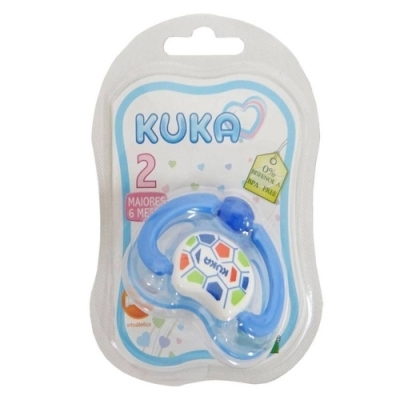 Chupeta Ortodôntica Kuka Lovely Nº 2 Azul