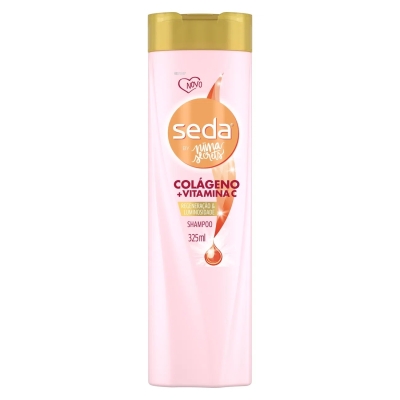 Shampoo Seda By Niina Secrets Colágeno + Vitamina C – Frasco 325 ml
