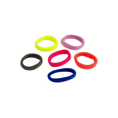 Elástico Cabelo Tipo Mola Colorido – kit com 6 unidades