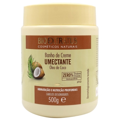 Banho de Creme Bio Extratus Umectante óleo de Coco 500g
