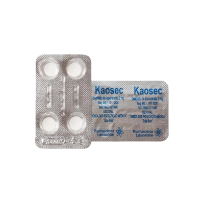 Kaosec 2 mg Comprimidos – Blíster com 4 comprimidos
