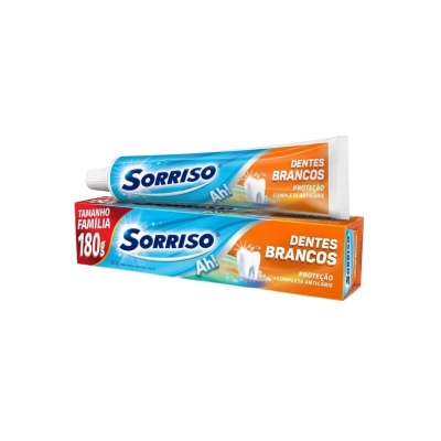 Creme Dental Sorriso Dentes Brancos 180 g