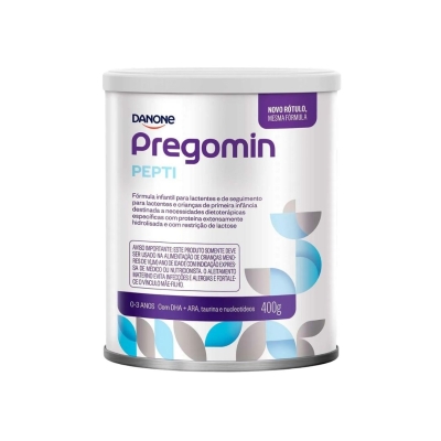 Pregomin Pepti Leite em Pó – Fórmula Infantil Especial Hipoalergênica – Lata 400g