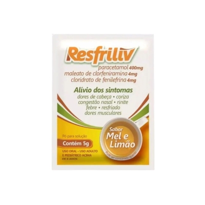 Resfriliv 1 Envelope 5g Laranja e Acerola