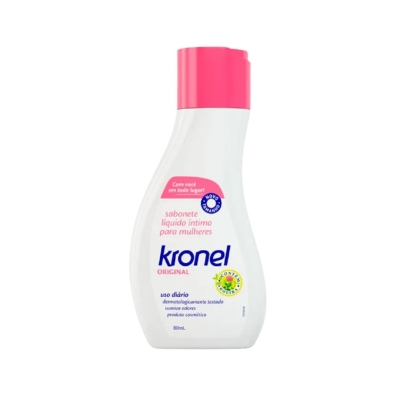 Kronel Sabonete Líquido Íntimo Feminino – Frasco 80ml – Hebron