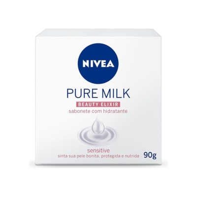 Sabonete em Barra Nivea Pure Milk Sensitive 90g 