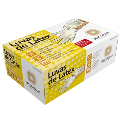 Luvas proced.descapack m c/100