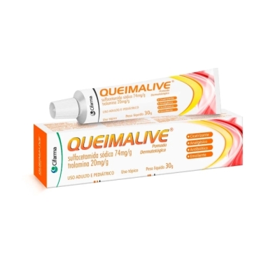 Queimalive 74mg/g + 20mg/g Pomada 30g