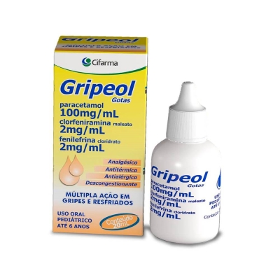 Gripeol Gotas 20 mL - Solução Oral