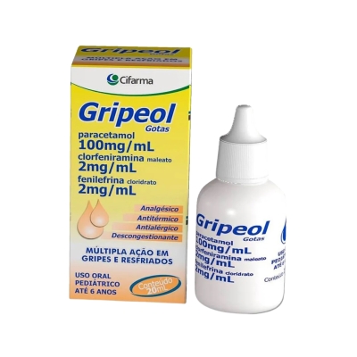 Gripeol Gotas 20 mL - Solução Oral
