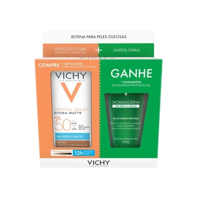 Kit Protetor Solar Facial Vichy Capital Soleil Hydra-Matte