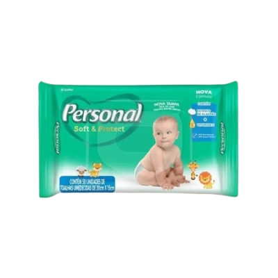 Lenco toalha umed.personal baby 50und.