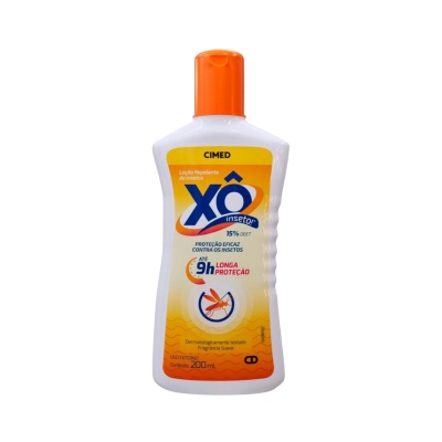 Repelente Xô Inseto Loção 200 ml Repelente corporal em loção com 15% de DEET