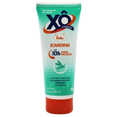 Repelente Xo Inseto Baby Icaridina 100 mL - Gel/Locao para Bebes (Linha Baby) - Concentração de Icar