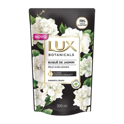 Sabonete Liquido Lux Botanicals Buquê De Jasmim Refil 200ml