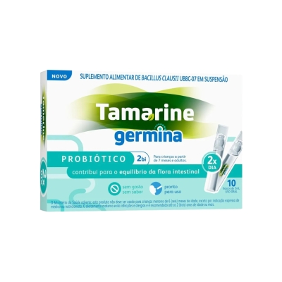 Tamarine Germina 2bi – Probiótico Líquido – Caixa com 10 Frascos de 5 ml