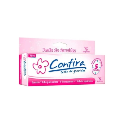 TESTE GRAVIDEZ CONFIRA TIRA 1UN