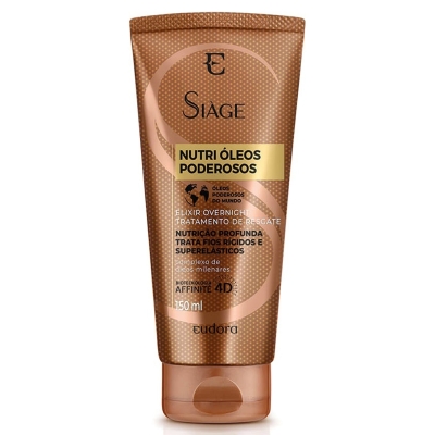 Elixir Capilar Eudora Tratamento Overnight Nutri Óleos Poderosos 150ml