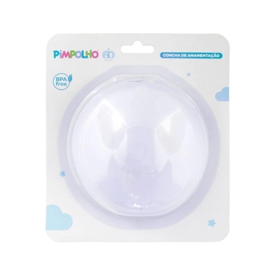 Concha de Amamentação Pimpolho Transparente – Unidade com Estojo
