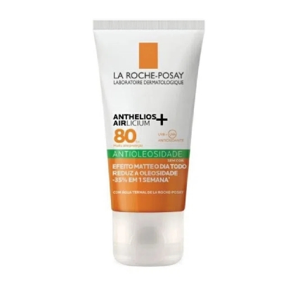 La Roche-Posay Anthelios Airlicium+ – Protetor Solar Facial Sem Cor – FPS 80 – Gel-Creme 40 g