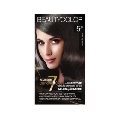 BeautyColor Tintura Permanente Castanho Claro 5.0
