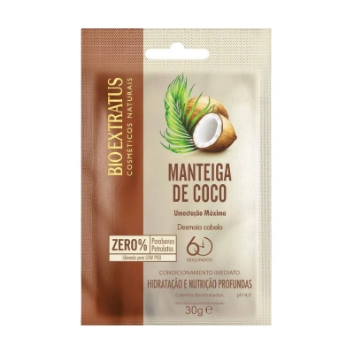 Máscara Capilar Bio Extratus Manteiga de Coco 30g
