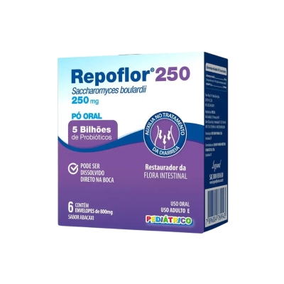 Repoflor 250 mg 6 Sachês Pó Oral