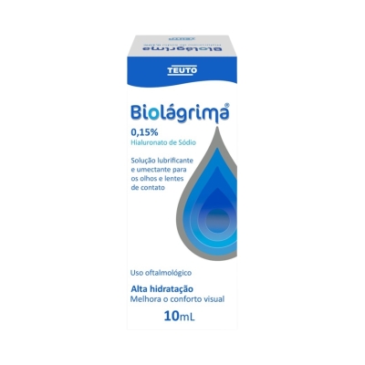 Biolágrima 0,15% Solução Oftálmica 10 mL
