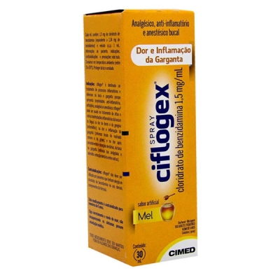 Ciflogex spray 30ml mel cimed