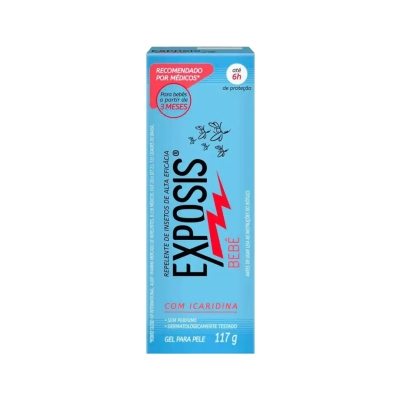 Repelente Exposis Bebê Gel Sem Perfume – 117 ml