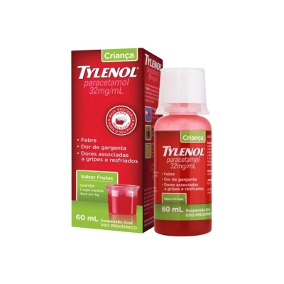 Tylenol Criança Suspensão Oral 32mg/ml – Frasco 60ml