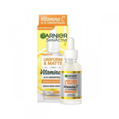 Sérum Booster Garnier Uniform & Matte Vitamina C 15ml
