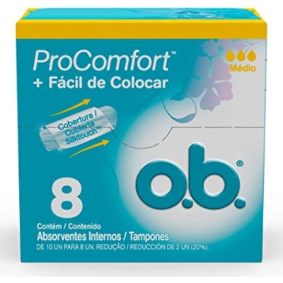 Absorvente OB Médio 8UN