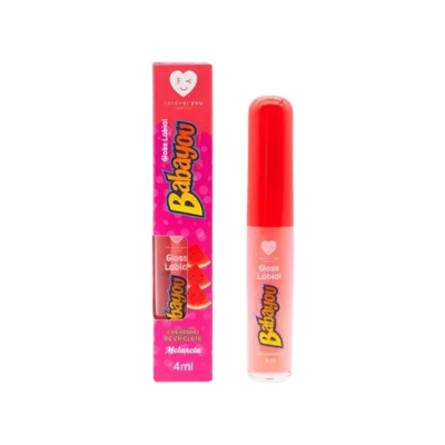 Batom Gloss Labial Babayou Frutas 4ml