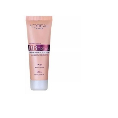 L'Oréal Paris BB Cream Facial 5 em 1 FPS 20 Média 30ml