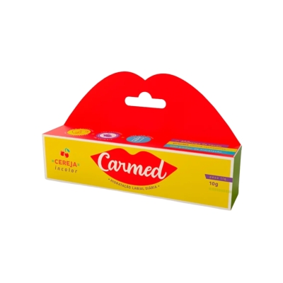 Carmed Hidratante Labial Cereja – Protetor Labial Incolor – Bisnaga 10g