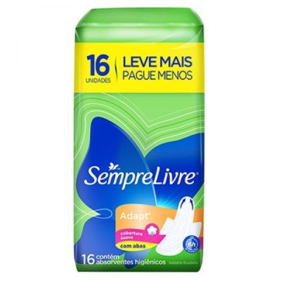Absorvente Sempre Livre Adapt Suave C/A LV16PG14