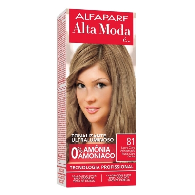 Tonalizante Alta Moda 8.1 Louro Claro Acinzentado