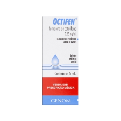 Octifen – Colírio 0,25 mg/mL – Solução Oftálmica – Frasco 5 mL